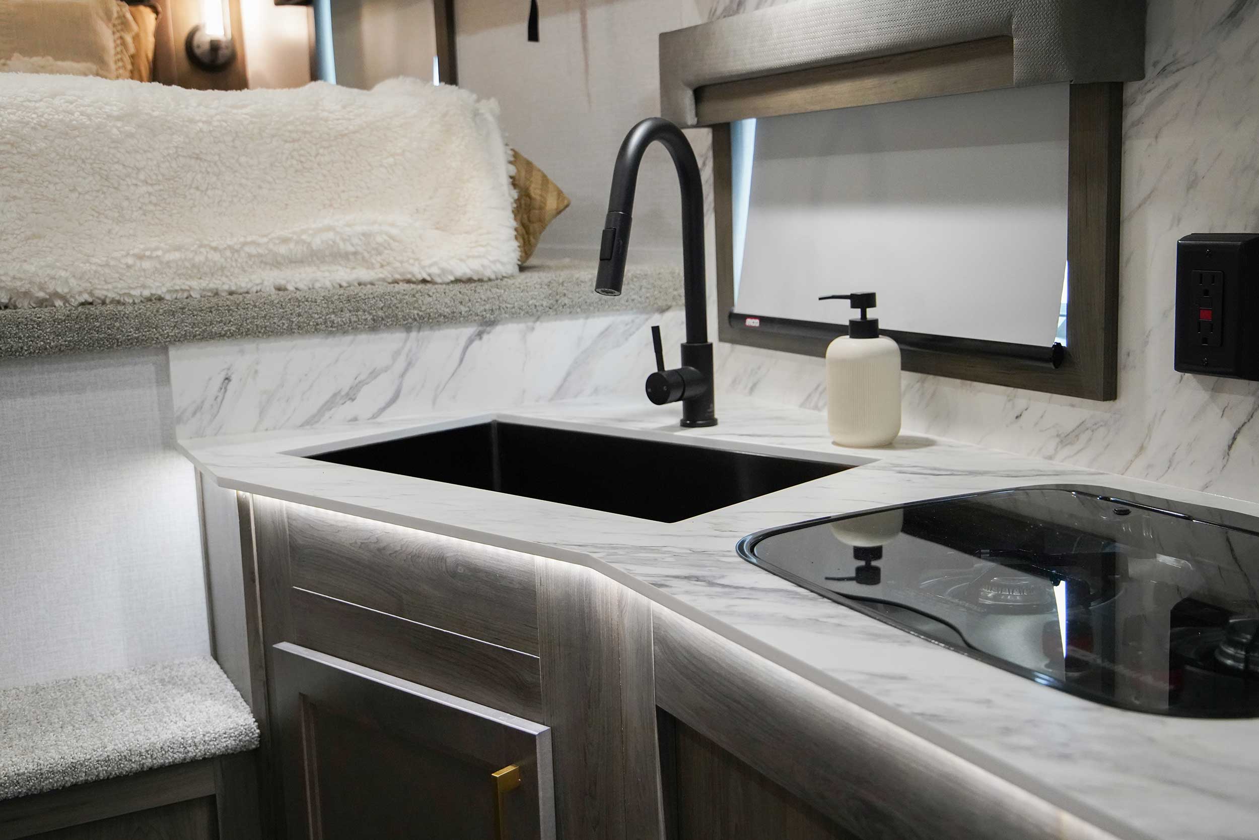 Living quarters countertop