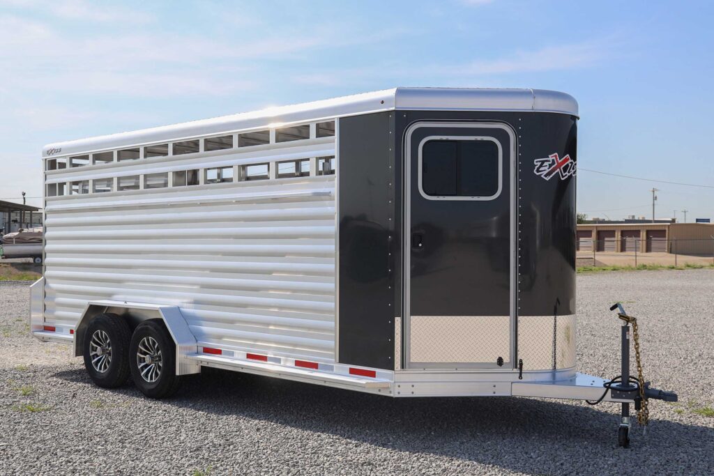 Stock combo trailer STC 716 BP - curbside front