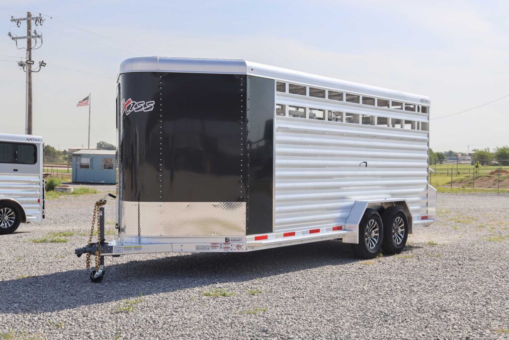 Stock combo trailer STC 716 BP - streetside front