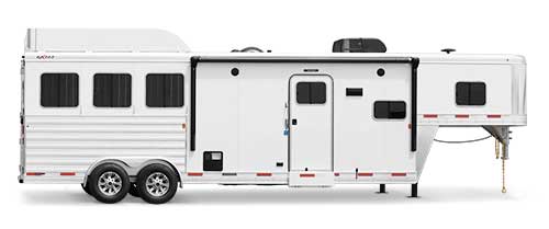 Endeavor 8310 living quarters horse trailer