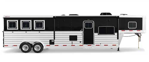 Endeavor 8314 living quarters horse trailer