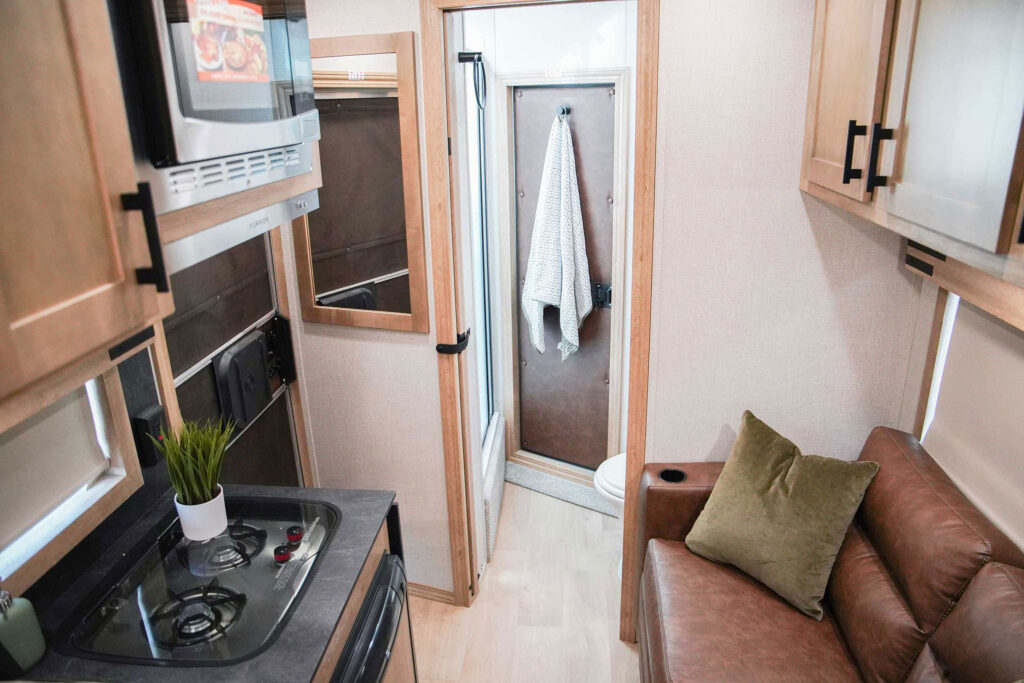 Urban Saddle living quarters interior