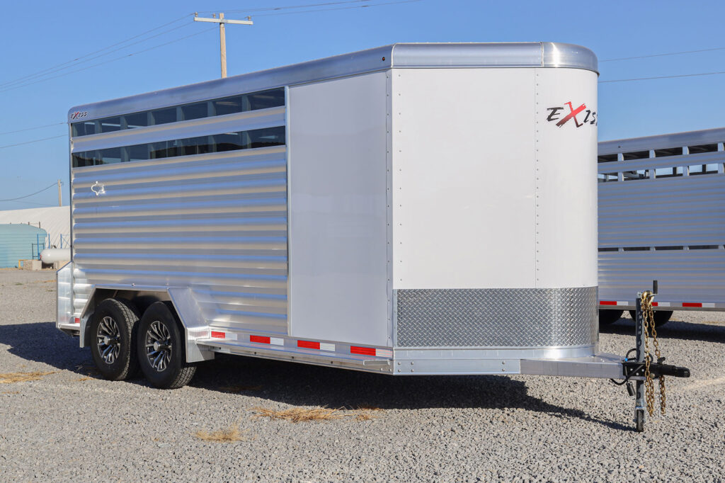 Stock combo trailer STC 716 BP - curbside front