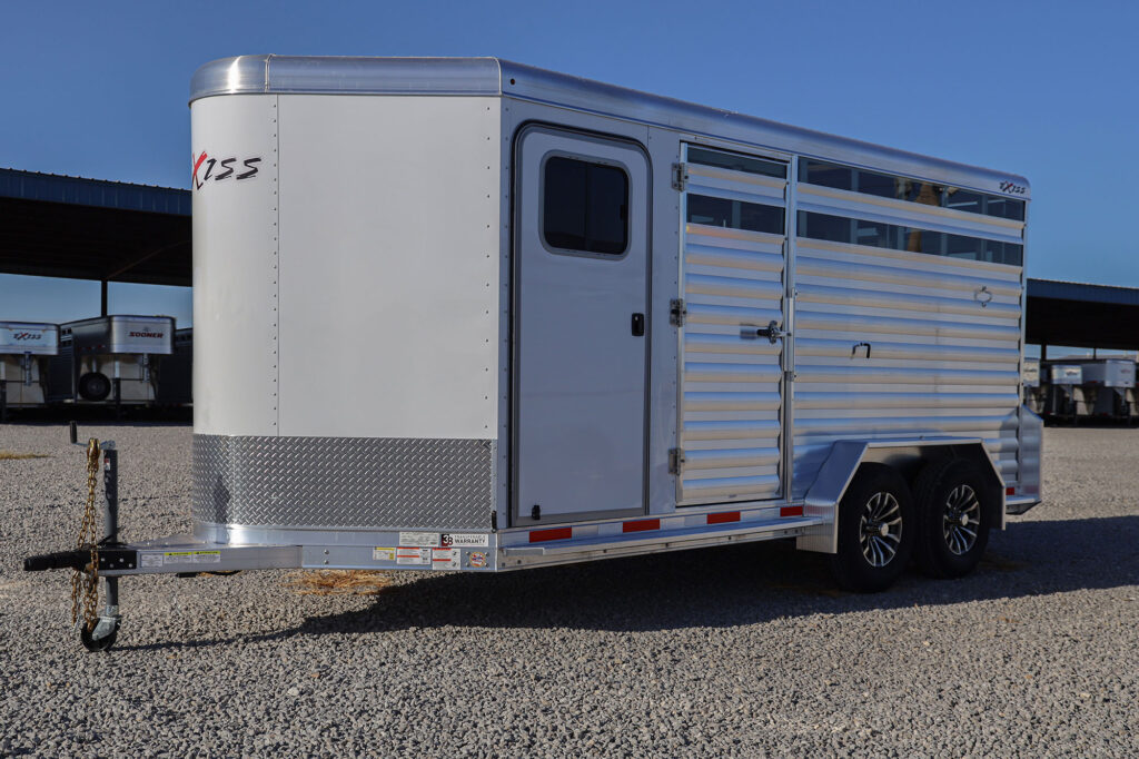 Stock combo trailer STC 716 BP - streetside front