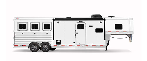 Endeavor 8310 living quarters horse trailer